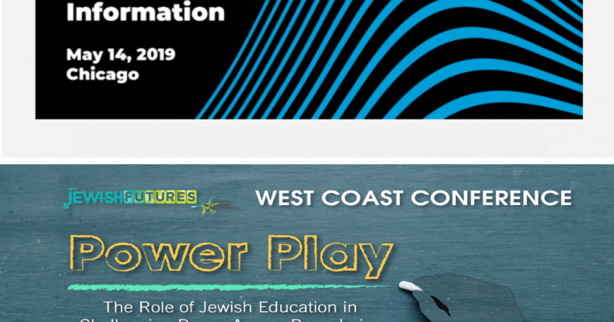 Jewish Futures Conferences Chicago and San Diego The Jewish